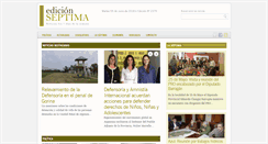 Desktop Screenshot of edicionseptima.com.ar